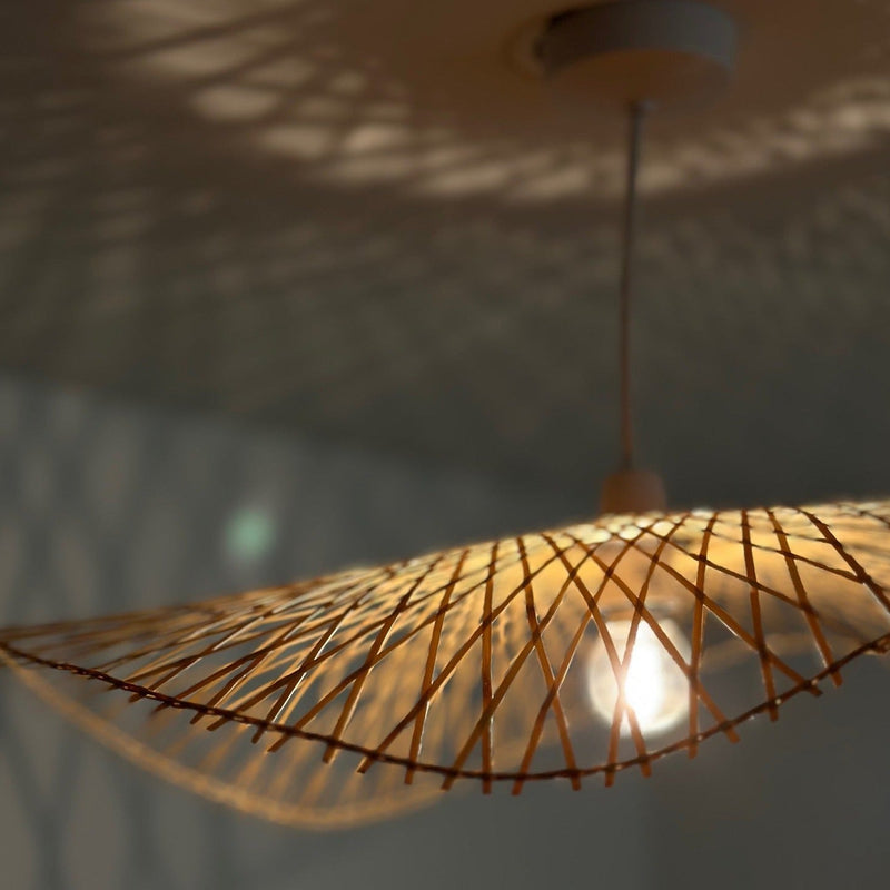 CGC TULUL Large 56 cm Hand Made Bamboo Easy Fit Lampshade