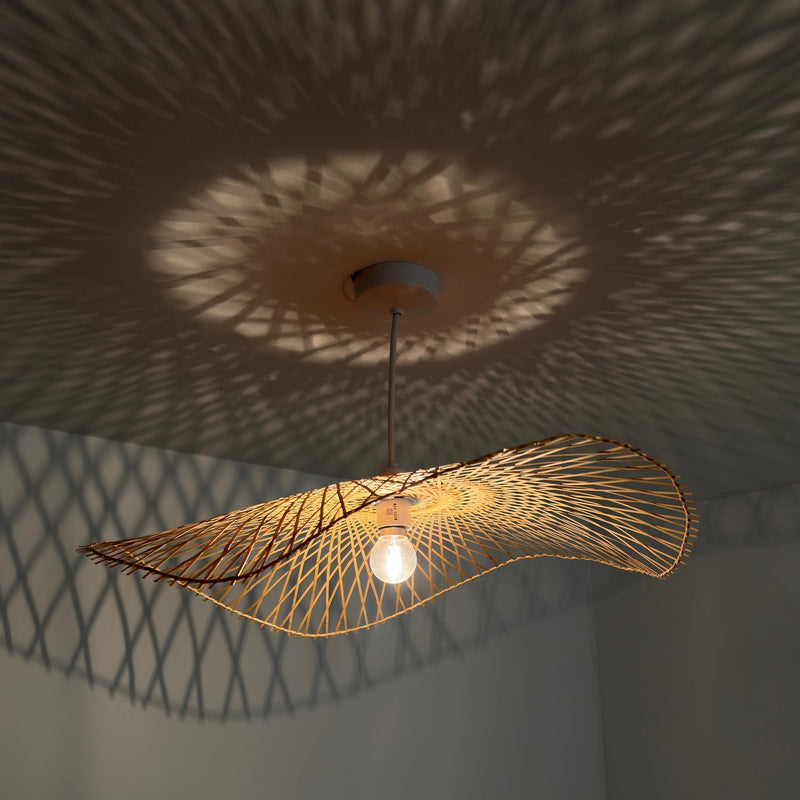 CGC TULUL Large 56 cm Hand Made Bamboo Easy Fit Lampshade